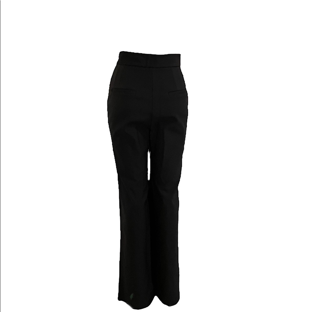 Lela Rose black stretch slacks
